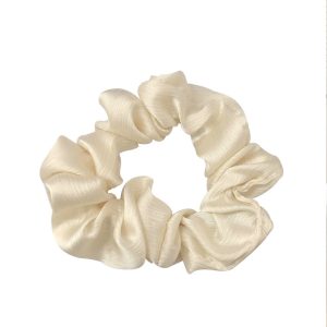 Korean version of simple luxury fluffy large intestine scrunchie pleats wrinkled head collar hair ornament ponytail hair cord hair ornament women