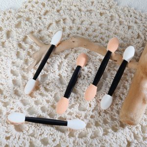 Disposable eyeshadow brush Portable blending eye nail brush eyeshadow stick double-ended latex sponge Beauty tool