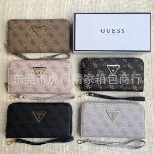 Foreign trade new European and American simple printing fashion long documents large capacity women's wallet women's clutch