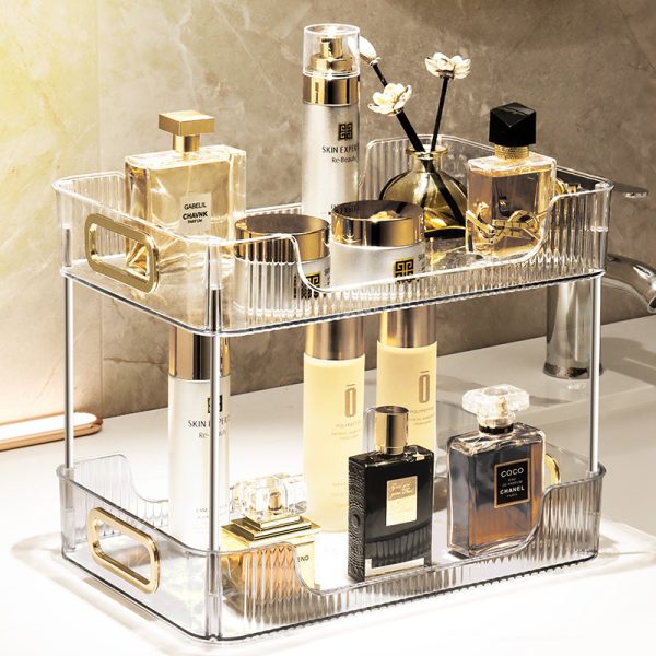 Light luxury washstand, cosmetics shelf, toilet, washroom, washroom, countertop, bathroom, dressing table, storage box