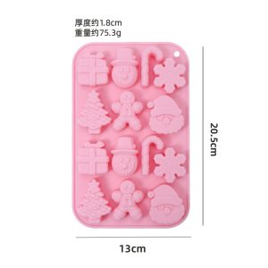 In stock 14 with Christmas molds baking easy release cake molds kitchen baking tools silicone molds wholesale