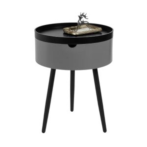 Italian minimalist round combination coffee table small apartment living room side table light luxury ins style Nordic simple small side table