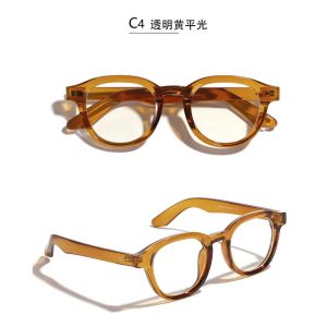 2024 new round European and American Internet celebrities with the same high-end sunglasses men, Xiaohongshu with the same retro sunglasses women