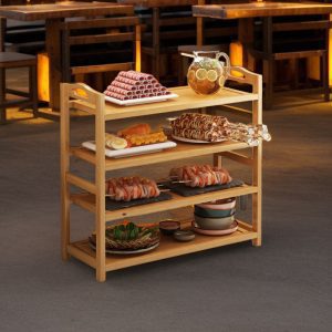Hot pot dish shelves, multi-layer dishes, commercial restaurants, skewers, barbecue, dishes, shelves, kitchen shelves, hot pot restaurants