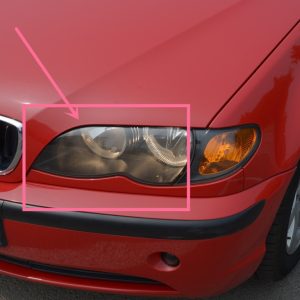 Suitable for 02-04 BMW 3 Series E46 headlight cover Old e46 318I 320I 325I mask headlight cover