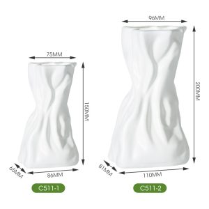Plastic imitation ceramic entrance decorations, ornaments, living room, office, TV, chest of drawers, home vases, vases, vases