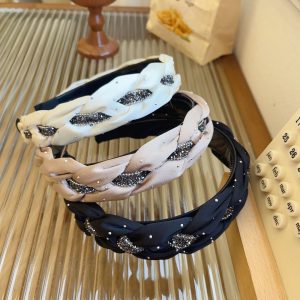 High skull headband, women's hair headband, hair band, versatile, high-quality hair bundle, retro wide-brimmed face wash hairpin, headwear