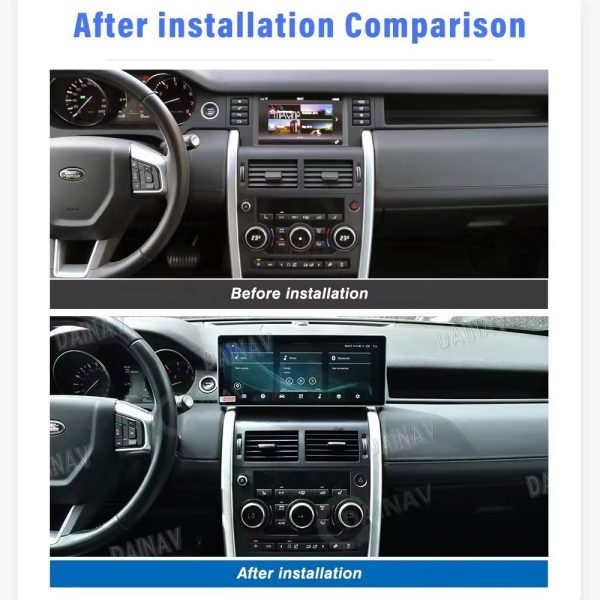 It is suitable for Land Rover Discovery Shenxing modified Android intelligent navigation 12.3-inch large-screen octa-core Carplay