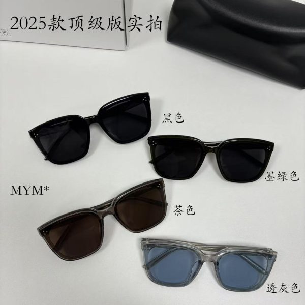2025 New GM Sunglasses Women's High School Version MYM Fashion Square Frame Men's Plate Premium Sunglasses UV Protection