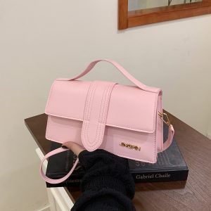 Spring fashion and foreign style new 2025 new texture solid color simple hand-to-hand shoulder crossbody armpit small square women's bag