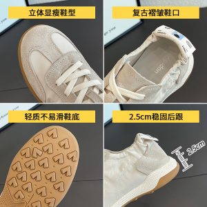 Ogu Lion Forrest Gump Shoes Women's 2025 Summer New Retro Style Lightweight Soft Sole Sneakers Training Shoes