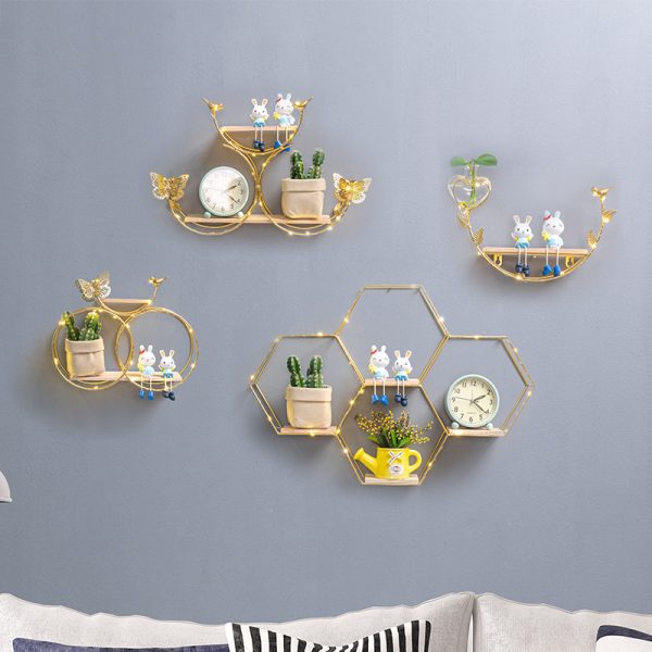ins creative Nordic style home wall hanging decoration living room bedroom room decoration dining room decoration rack