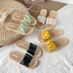 Sandals women's outer wear fashionable slippers 2024 new summer versatile can get wet and go out to the beach sandalsins