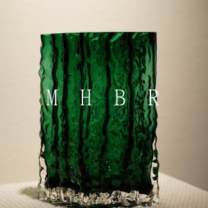 Modern light luxury glass vase wholesale high-value living room home table decoration ornaments aquaculture flowers and dried flowers
