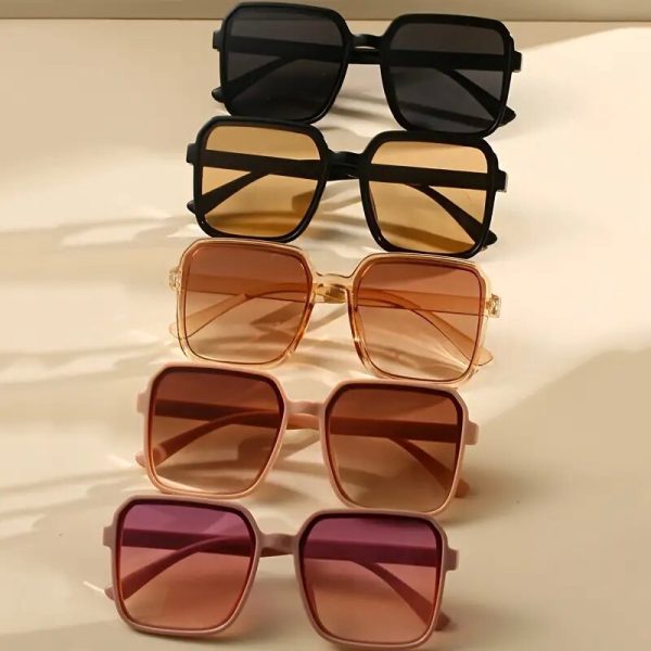 The new fashion sunglasses women's square sunglasses are simple and versatile, and the classic sunglasses are popular across the border
