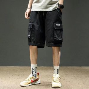 Shorts: men's summer thin, loose and versatile, trendy new hot style, fashionable personality, handsome sports casual pants