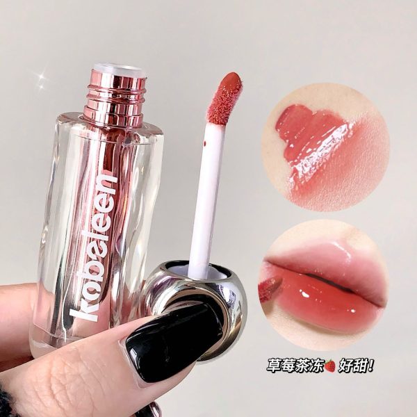 kobeleen lust glass lip gloss mirror long-lasting moisturizing lips pure desire boiled water tender lip gloss wholesale - Image 3