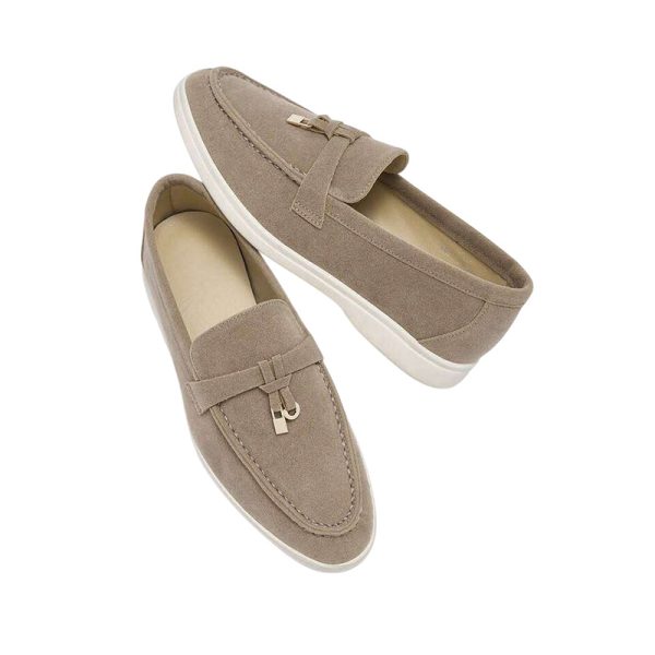 2025 spring and autumn cross-border European and American fashion flat comfortable loafers one-foot slip-on shoes spot wholesale - Image 3