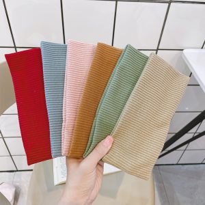 Ouyang Nana sports hairband female net red wild sweat-absorbent running out knitted wool headband turban female