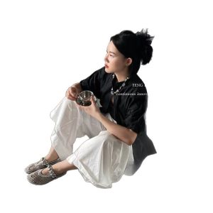 Shallow mouth small fragrance wind cave shoes 2025 spring new pearl single shoes women's hollow breathable toe low-heeled shoes