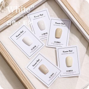 Nail art white nail polish glue pure white pure black translucent black beige yogurt white new popular white white nail salon special