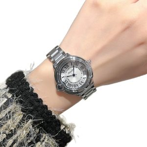 Cross-border explosive confession balloon classic blue balloon steel belt fashion explosive tiktok women's watch factory one drop shipping