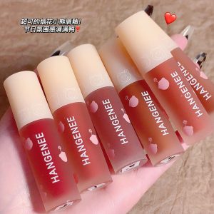 &HANGENEE Han Jini Fireworks Bear Lip Glaze Lipstick Female Niche Brand Fireworks Bear Shuiguang Lip Clay Students
