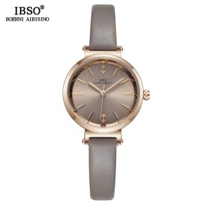 IBSO New Little Fresh Student Leather Belt Quartz Qiaoshang Korean Version Women's Watch