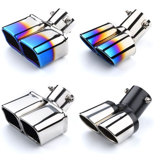 Automobile tailpipe modification universal stainless steel muffler exhaust hood decoration single-pipe car exhaust pipe universal tailpipe - Image 5