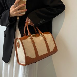 Foreign trade short trip bag large capacity tide shoulder bag 2024 new commuting fashion hand-worn crossbody bag