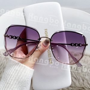 New women's sunglasses, high-end slimming sunglasses, UV protection, large frame sunglasses, large face sunscreen, tide 2304