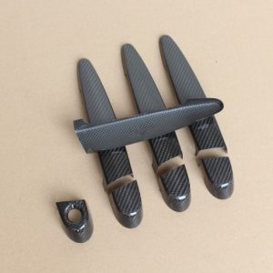 Suitable for BMW 1234 series F30F32 320i 328i M3M4X5X6 modified carbon fiber door handle