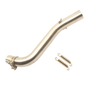 Applicable engine Huanglong 600 BJ600 300 modified motorcycle exhaust pipe middle section stainless steel bend