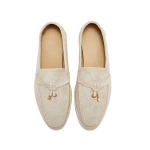 2025 spring and autumn cross-border European and American fashion flat comfortable loafers one-foot slip-on shoes spot wholesale