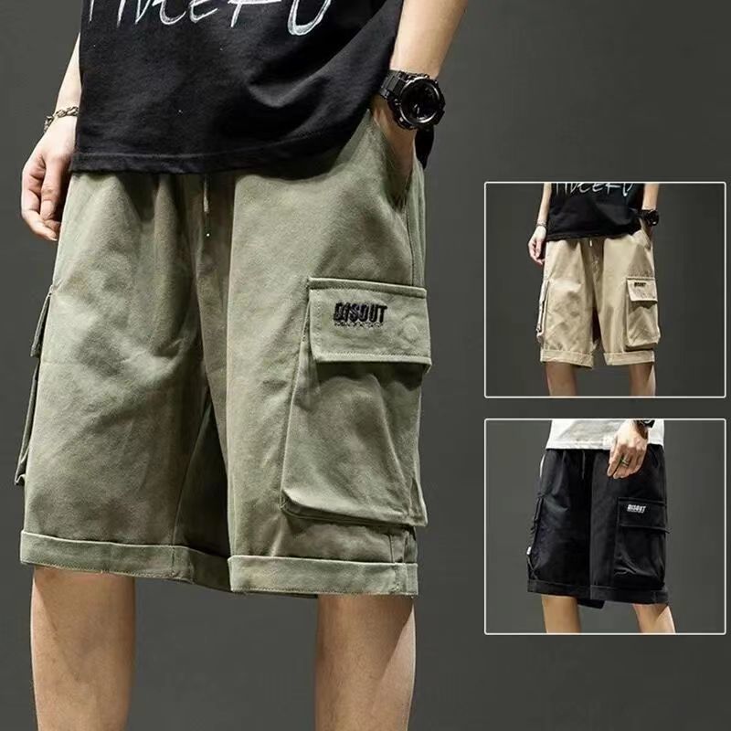 Shorts: men's summer thin, loose and versatile, trendy new hot style, fashionable personality, handsome sports casual pants