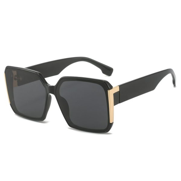 European and American retro square frame luxury trend women's sunglasses fashion retro outdoor men's sunscreen cross-border sunglasses - Image 5