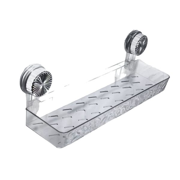 Storage rack, suction cup, punched hole, hand washing, toilet, suction cup, wall-mounted storage, bathroom, bathroom light luxury storage box - Image 5