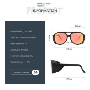 Cross-border new pit viper punk windproof glasses outdoor sports polarized sunglasses ski cycling glasses