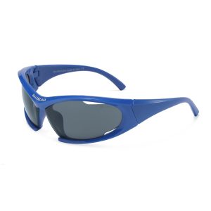 European and American new sports style sunglasses women, special-shaped hollow glasses, Y2K trendy Internet celebrity street photography, cycling sunglasses, men