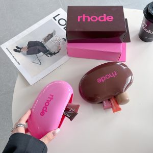 Rhode Hailey's same limited gift box, bag, cosmetics bag, storage bag, new 7-color silicone storage bag