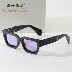 New Fashion Small Frame Sunglasses 86608 European and American Personality Square Frame Sunglasses Cross-border Versatile Thick Frame Sunglasses