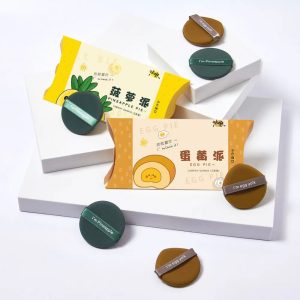 Pineapple Egg Yolk Pie Demon Powder Puff Air Cushion Makeup Beauty Egg Do Not Eat Powder Marshmallow Sponge Liquid Foundation Special System