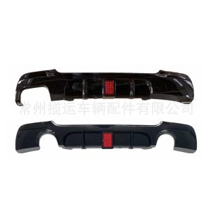 Suitable for BMW 3 series E90E92E93 modified rear lip MP model with lights four-out tail lip rear spoiler surround kit