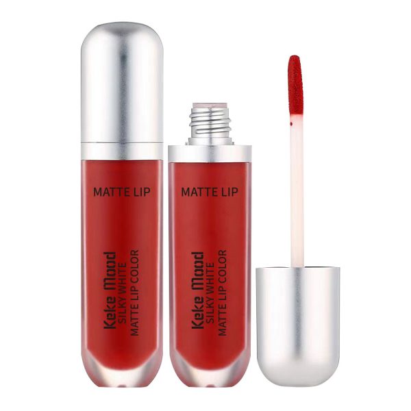 kekemood ultimate soft velvet lip glaze lip glaze matte velvet lipstick is waterproof, does not fade and does not stick to the cup - Image 5
