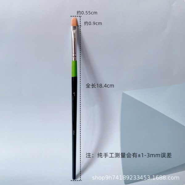 Huahong 982 Detail Concealer Brush Tear Trough Flat Head Brush to cover spots and acne scars, mini base nasolabial folds makeup brush - Image 4