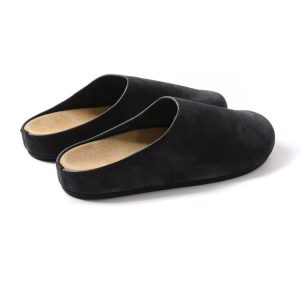 2025 new lazy slippers toe half slippers women's summer wear flat casual platform spring and autumn retro Birkenstocks
