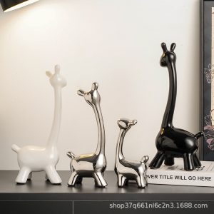 Elephant ornaments, light luxury, high-end home TV, cabinet, wine cabinet, decoration, handicrafts, living room, modern office, sense of luxury