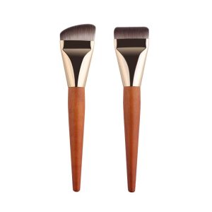 The new one-line foundation brush does not eat powder, flat head base makeup brush, ultra-thin flat head foundation liquid brush, Cangzhou makeup brush