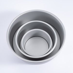 Aluminum alloy baking tray, anode, live bottom, chifon cake mold, non-sticking, solid bottom mousse, square round mold, baking tool