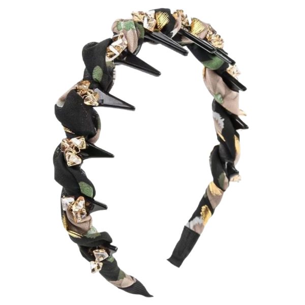 2025 Internet celebrity new hairpin headband, feminine temperament, diamond-inlaid skull top headdress, versatile hair pressure and face washing headband - Image 5